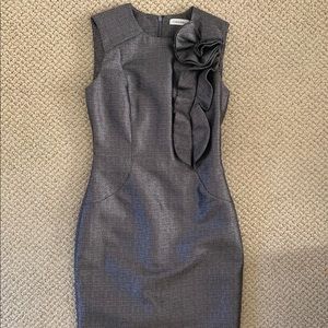 Calvin Klein metallic dress